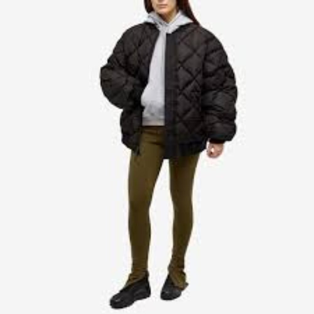 Wardrobe.NYC NWT Side Zip Legging Womens XS Military Green Pull On Stretch $400